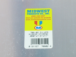 708-02 STYRENE MIRROR SILVER .060 (1.52mm)